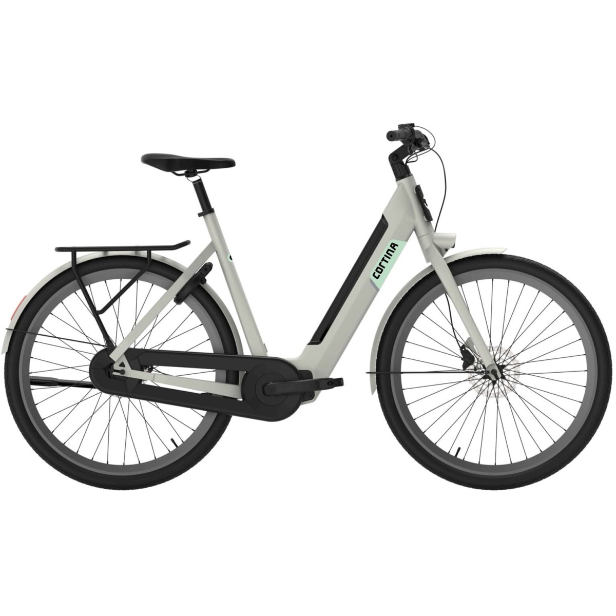 Cortina Fiets E-Nite D50 Grijs 2024 - Afbeelding 3
