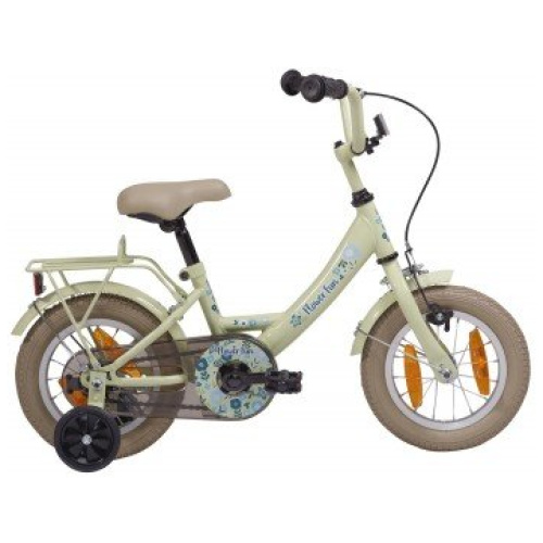 Bike Fun Flower Fun 12 inch Licht Groen Meisjes 2025