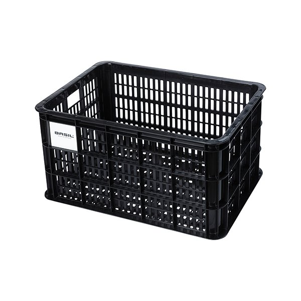 Basil Fietskrat PVC 40L Zwart