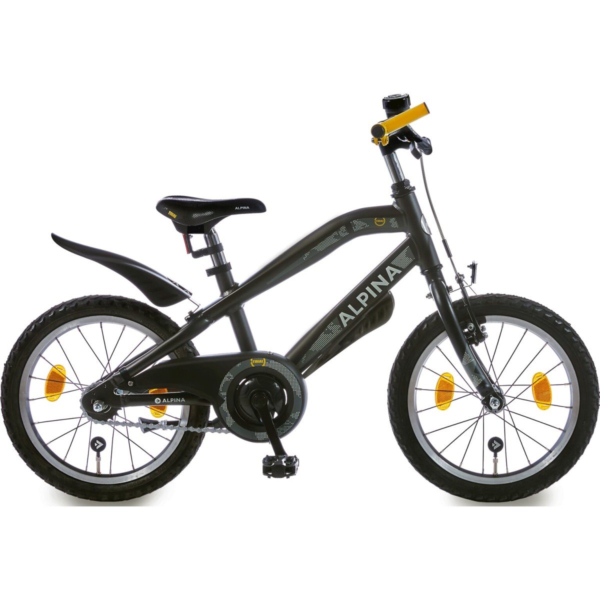 Alpina Trial 16 inch Space Black Matt Jongens 2025