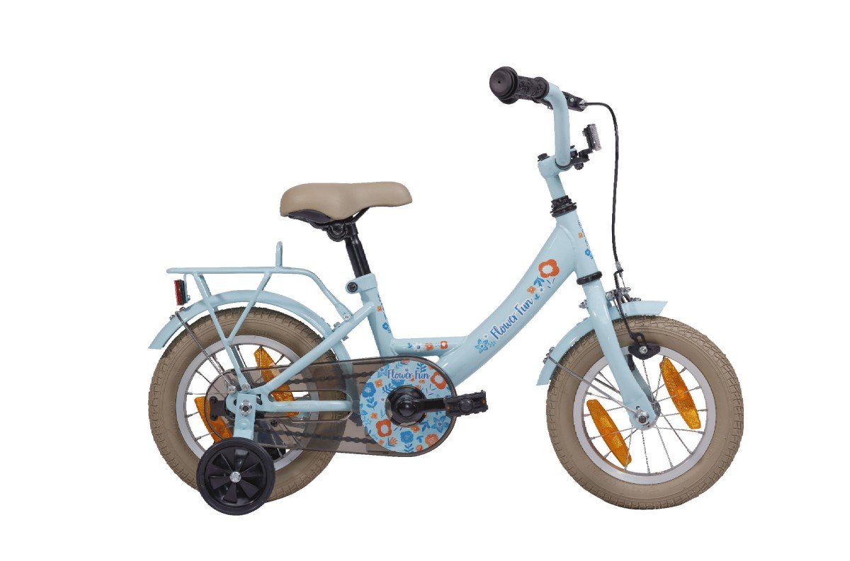 Bike Fun Flower Fun 12 inch Licht Blauw Meisjes 2025
