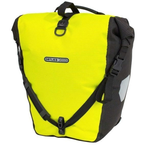 Ortlieb Tas backroller hivis single f5504 geel fluo/zwart Yellow