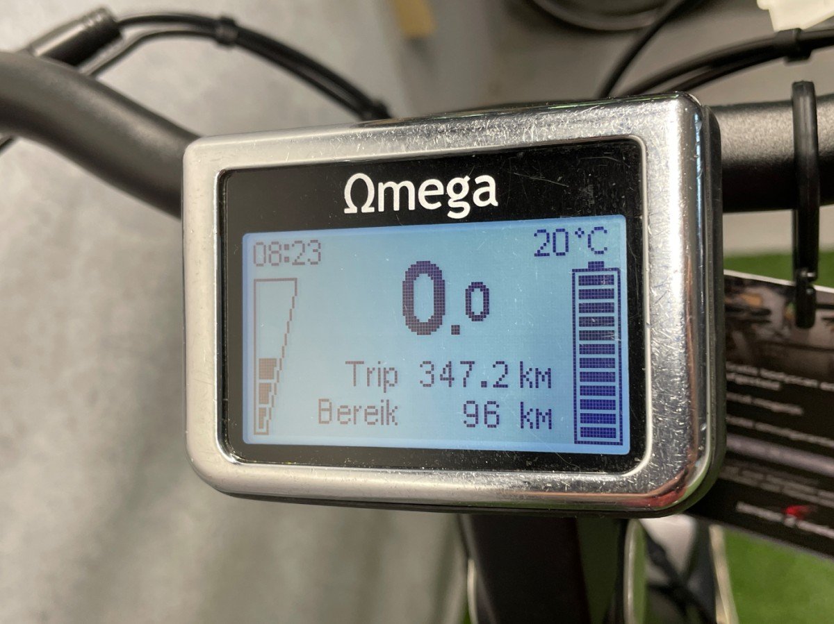 Rih X-Omega 3 (incl. 500Wh accu) (7) Mat Zilverblauw Dames 2021 - Afbeelding 5