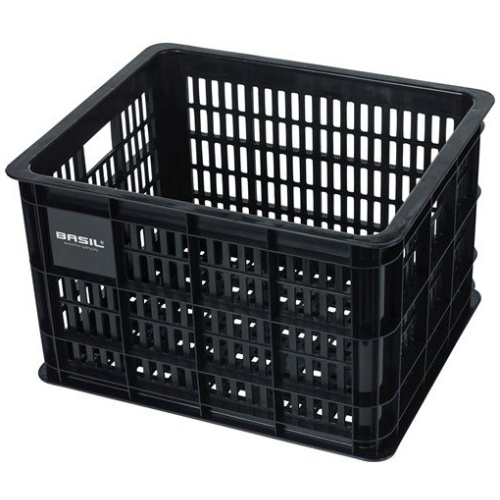 Basil Fietskrat PVC 29.5L Zwart