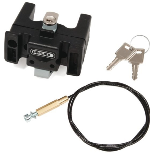 Ortlieb Stuurtas montage-set e185 met slot Grey