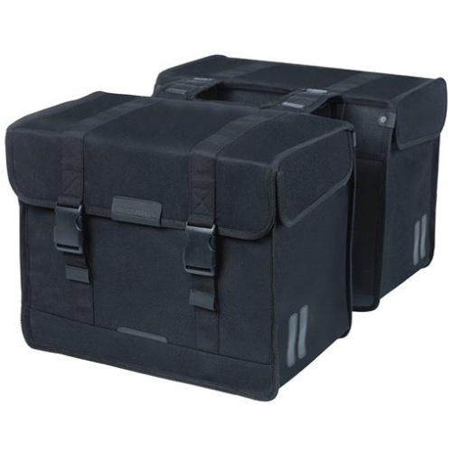 Basil Tas Kavan Eco Classic 58L Dubbel Achter Zwart