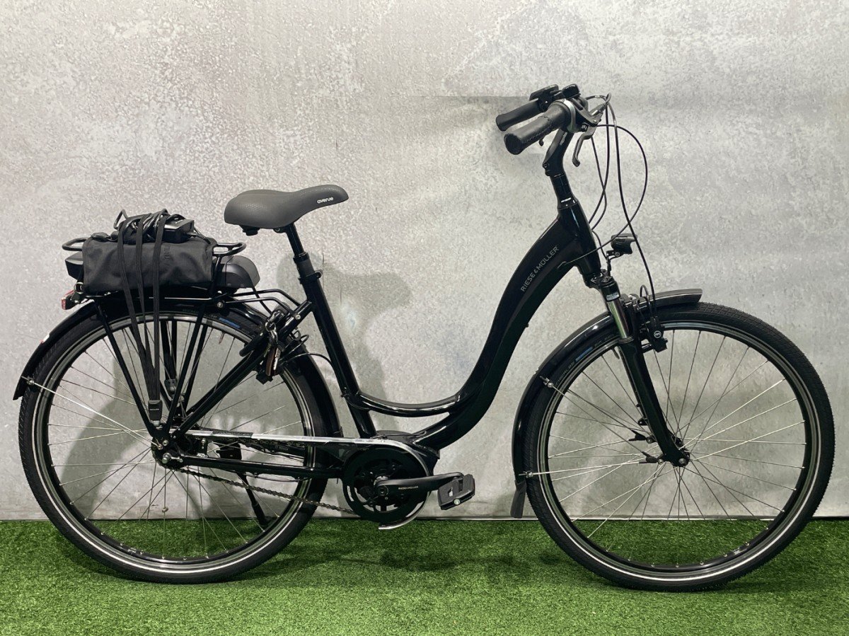 Riese & Muller Swing 500Wh. (Totaal 3900km!) Zwart Glans Dames 2020