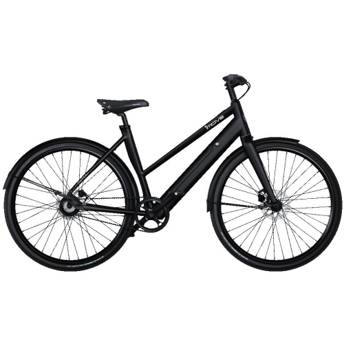 Imove FIRST LADY comfort + bagagedrager Modern: Matt Black / Black Dames 2025