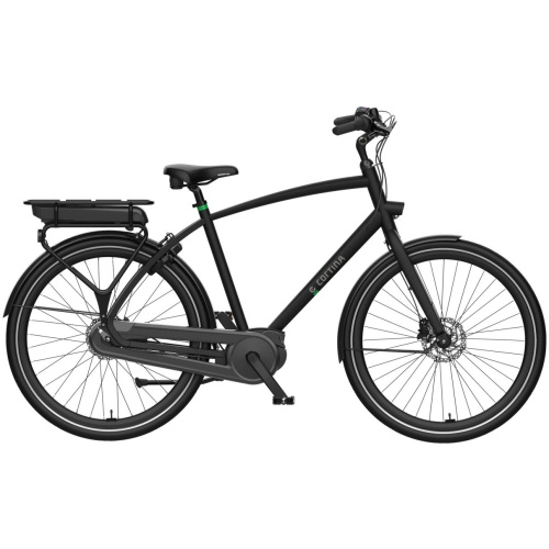 Cortina Fiets E-Tide Zwart Heren 2024