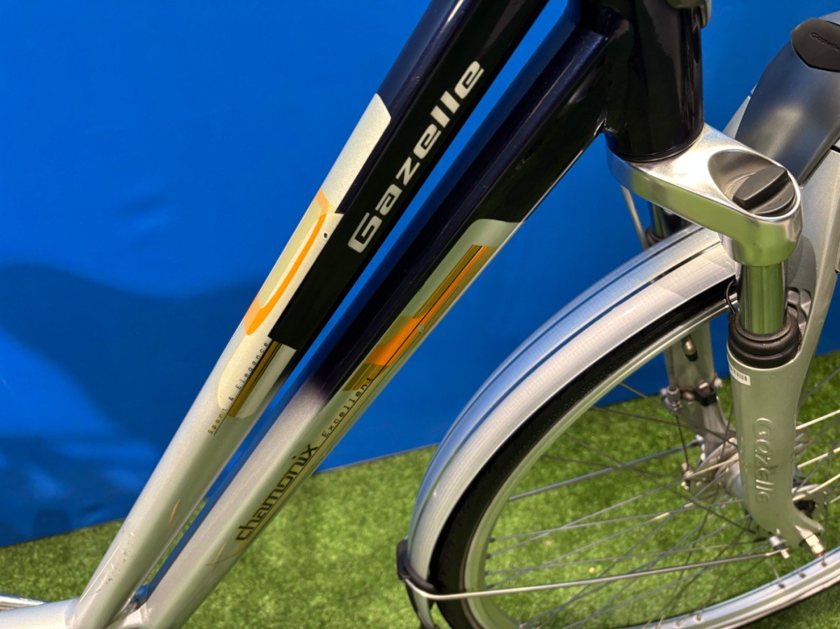 Gazelle Chamonix excellent Zilver Blauw Dames - Afbeelding 3