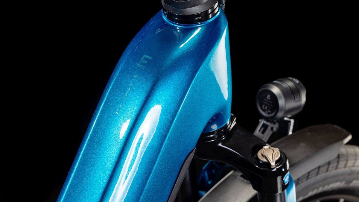 Cube KATHMANDU HYBRID EX Electricblue/chrome LAGEINSTAP 2025 - Afbeelding 3