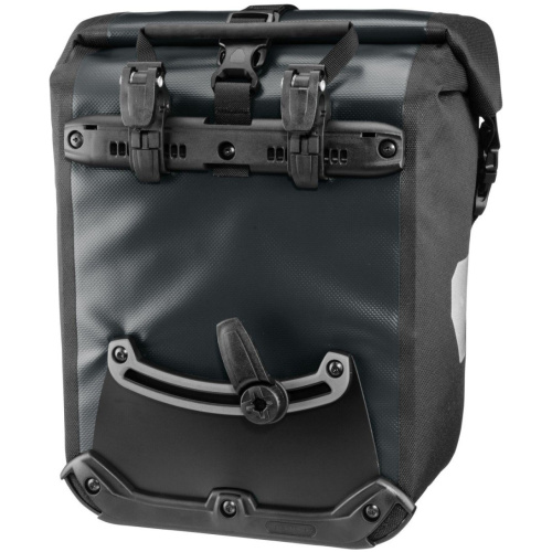 Ortlieb Tas Roller Classic Q2.1 25L Dubbel Voorvork Asphalt/Black Speciaal Grijs