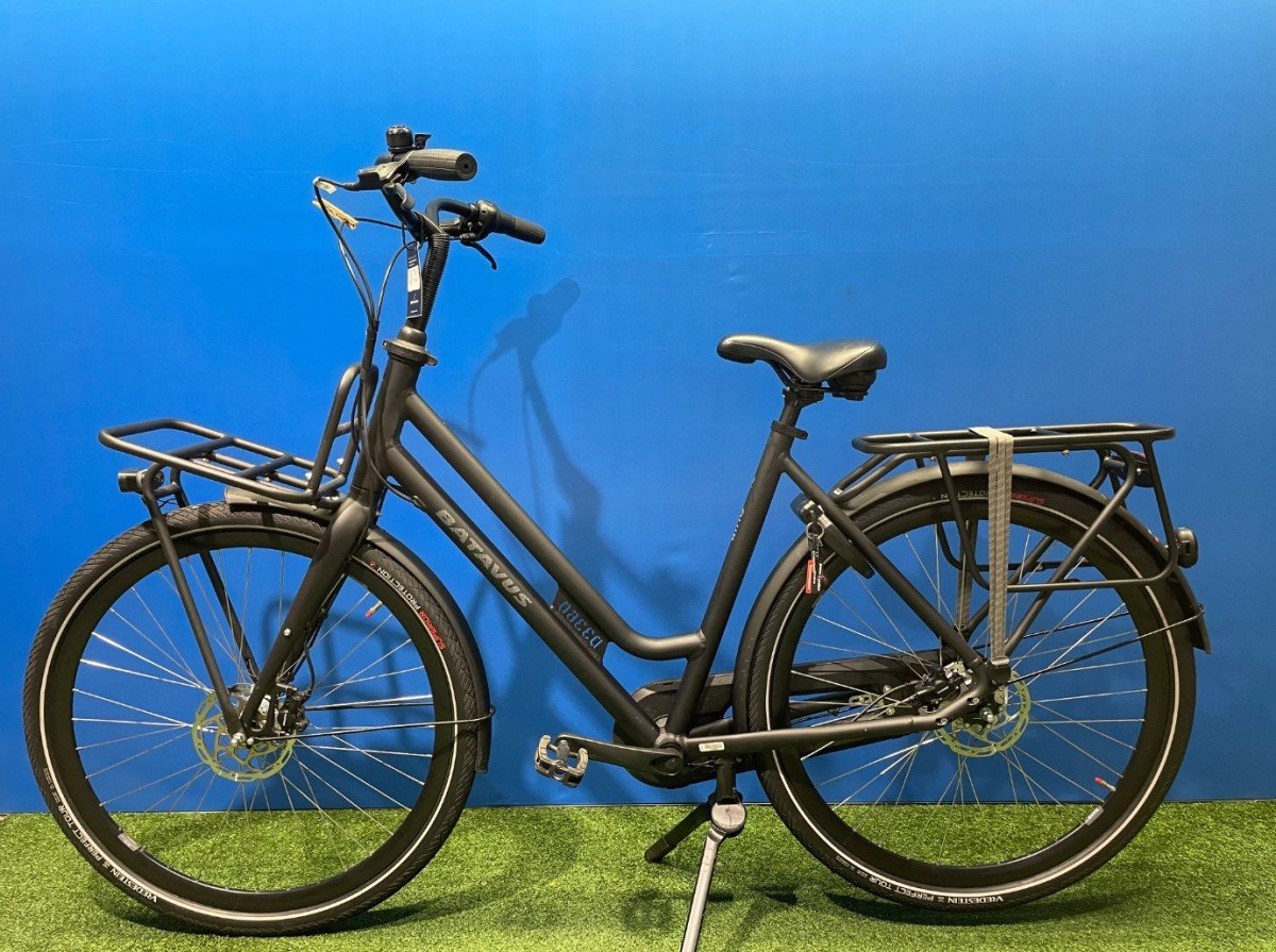 Batavus Quip Extra Cargo Zwart Mat Dames 2023 - Afbeelding 3