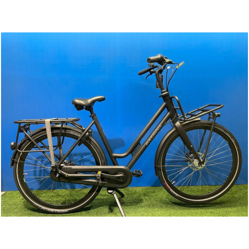 Batavus Quip Extra Cargo Zwart Mat Dames 2023