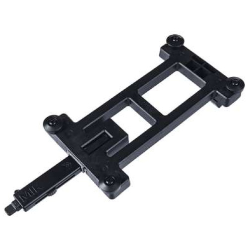 Basil MIK Adapterplaat 2.0 voor Tassen/Manden Afsluitbaar Black