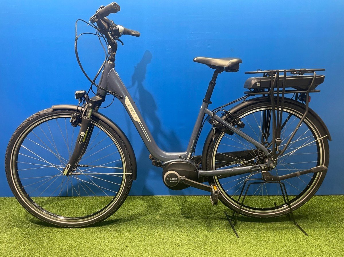 Victoria E-Trekking 5.5 gereviseerde 500wh accu Blauw Dames 2022 - Afbeelding 3