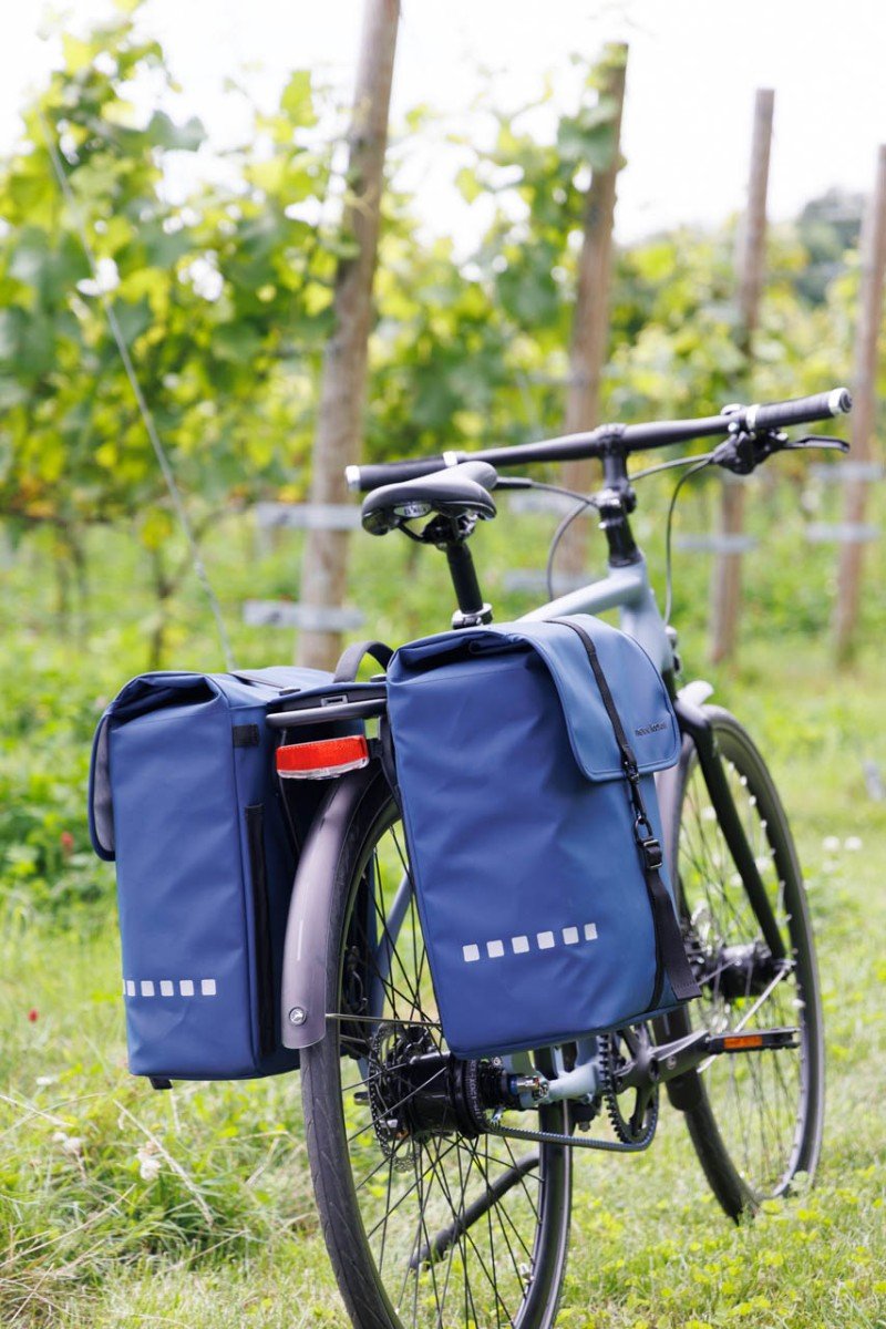 New Looxs Tas Odense MIK 39L Dubbel Achter Donkerblauw Dark Blue - Afbeelding 4