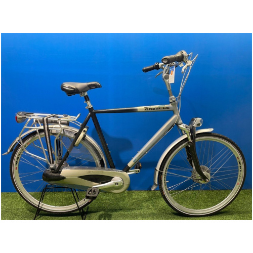 Gazelle Chamonix Zwart Lichtblauw 2017