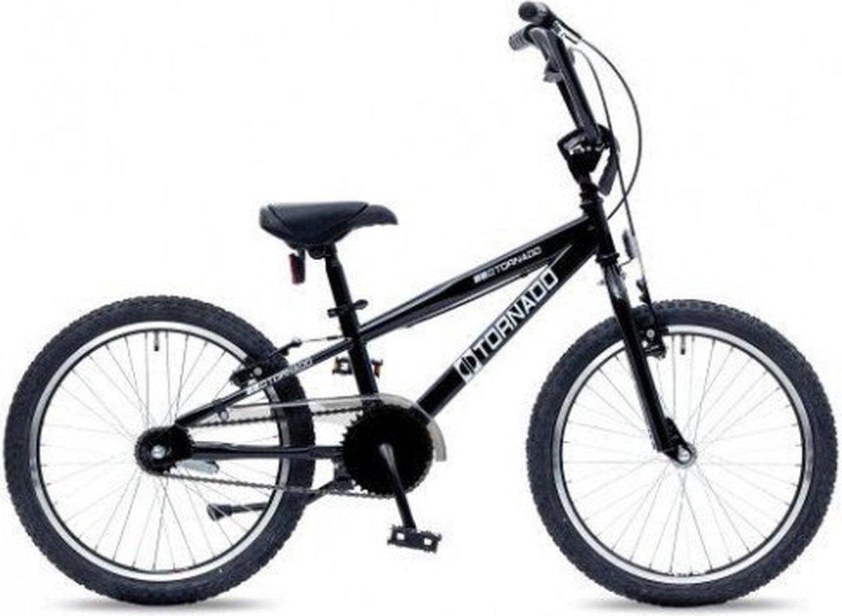 Bike Fun Tornado Cross 16 inch | BMX Matt Black Jongens 2024