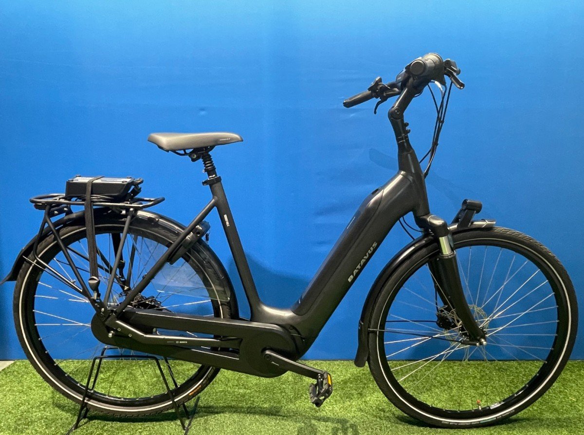 Batavus Finez E-go Power 400Wh Smokingzwart Mat Dames 2022