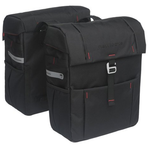 New Looxs Tas Vigo 37L Dubbel Achter Black