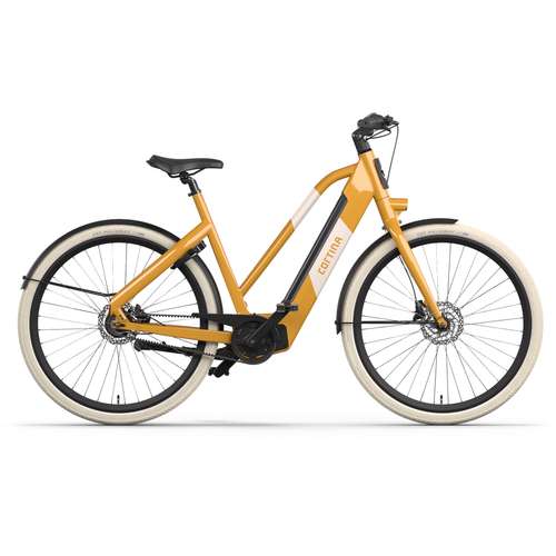 Cortina E-Blau Mustard Yellow Dames 2026