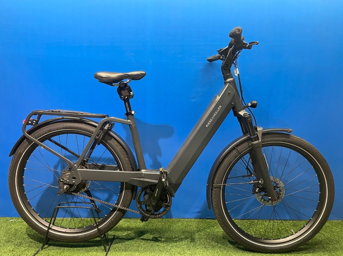 Riese & Muller Nevo4 GT Vario (Kiox 300 / 750Wh) Dark Grey Matt Dames 2023