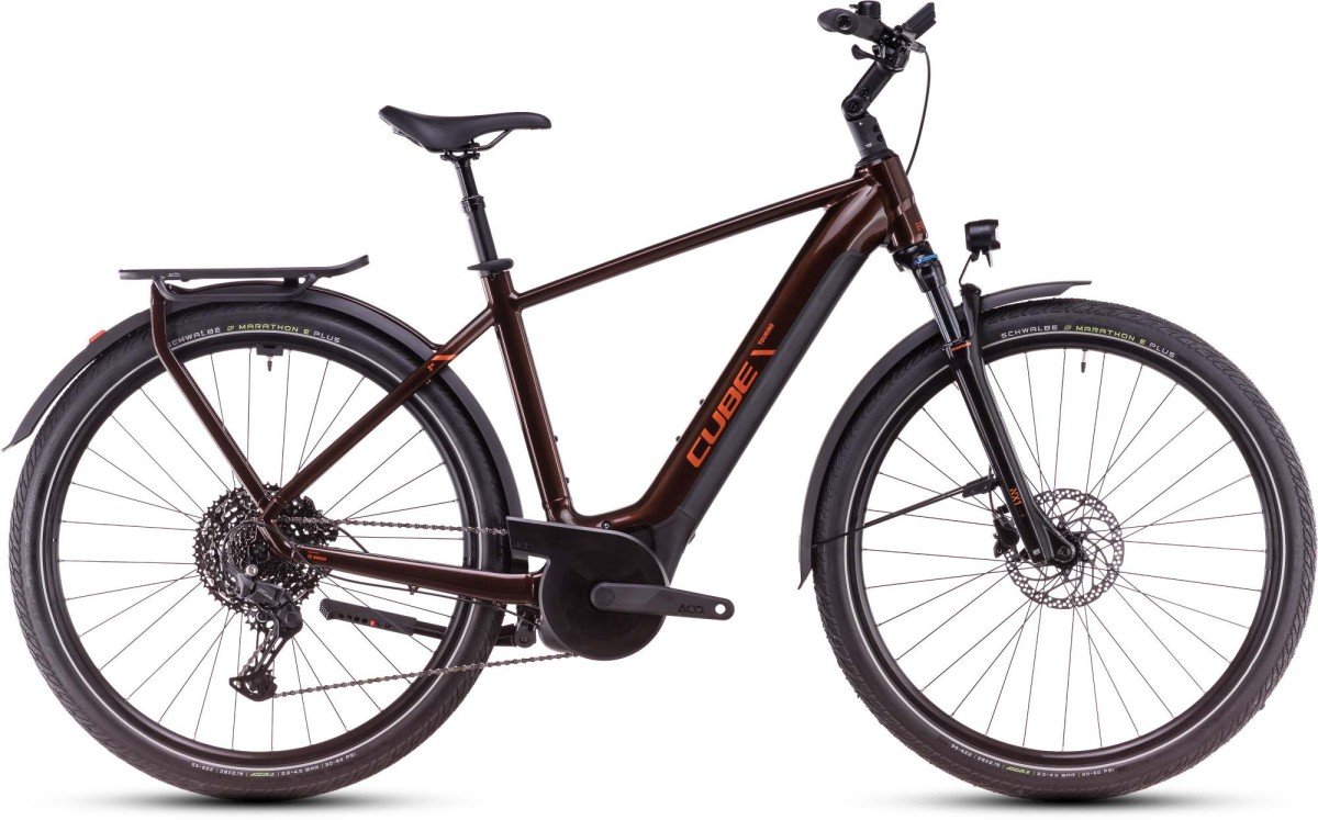 Cube TOURING HYBRID PRO 625 Cinnamon/orange Heren 2025 - Afbeelding 3