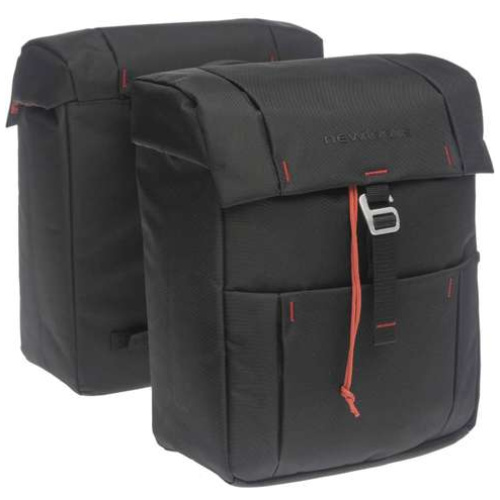 New Looxs Tas Vigo 37L Dubbel Achter Black