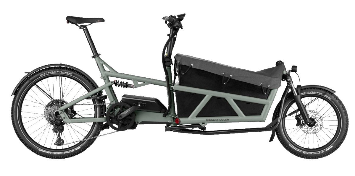 Riese & Muller Load4 60 touring Cargo line 545Wh Intuvia Hoge Zij Tundra Grey Matt 2023