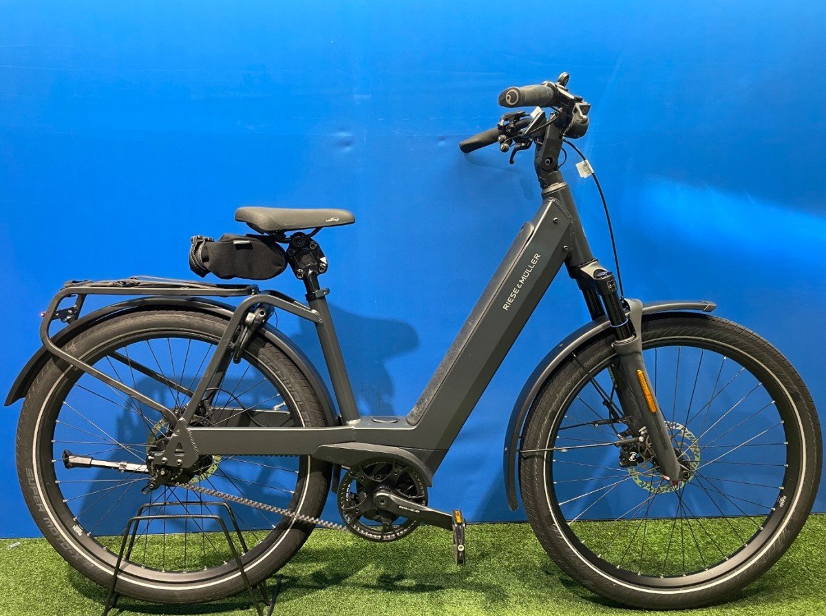 Riese & Muller Nevo4 GT Rohloff HS 750W Kiox High Speed (UITEGLEE Dark Grey Matt Dames 2024