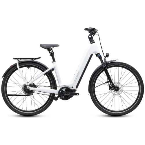 Cube KATHMANDU HYBRID DELUXE PRO 800 Metallicwhite/Chrome Lageinstap 2027