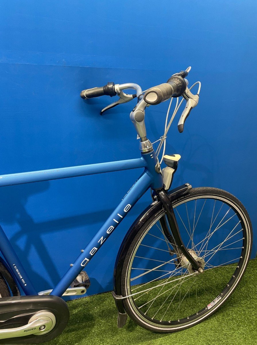 Gazelle Paris C3 Mat Blauw Heren - Afbeelding 4