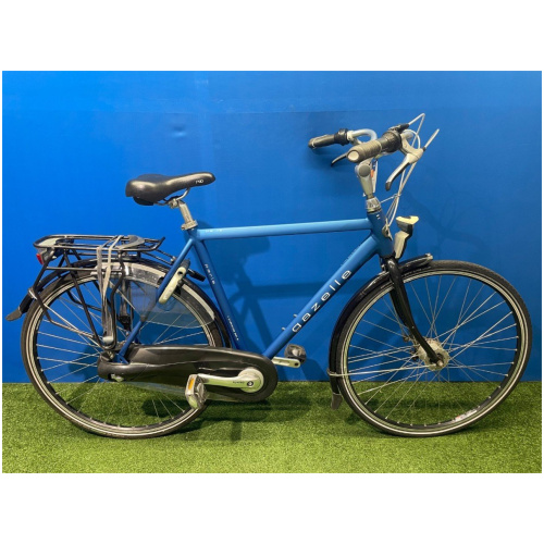 Gazelle Paris C3 Mat Blauw Heren