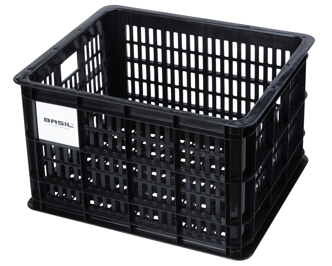 Basil Fietskrat PVC 29.5L Zwart