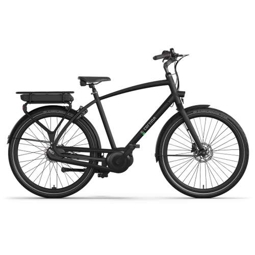 Cortina Fiets E-Tide Zwart Heren 2024