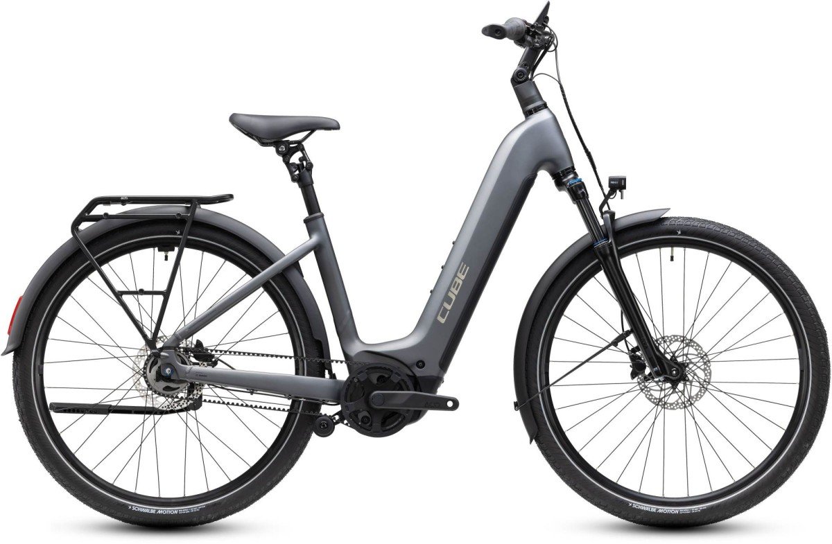 Cube TOURING HYBRID DELUXE SLX 800 SLABGREY/CHROME Dames 2027 - Afbeelding 4