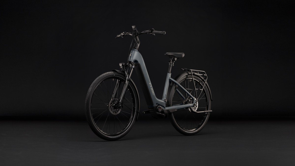 Cube TOURING HYBRID DELUXE SLX 800 SLABGREY/CHROME Dames 2027 - Afbeelding 3