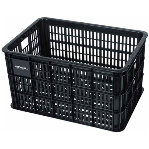 Basil Fietskrat PVC 40L Zwart