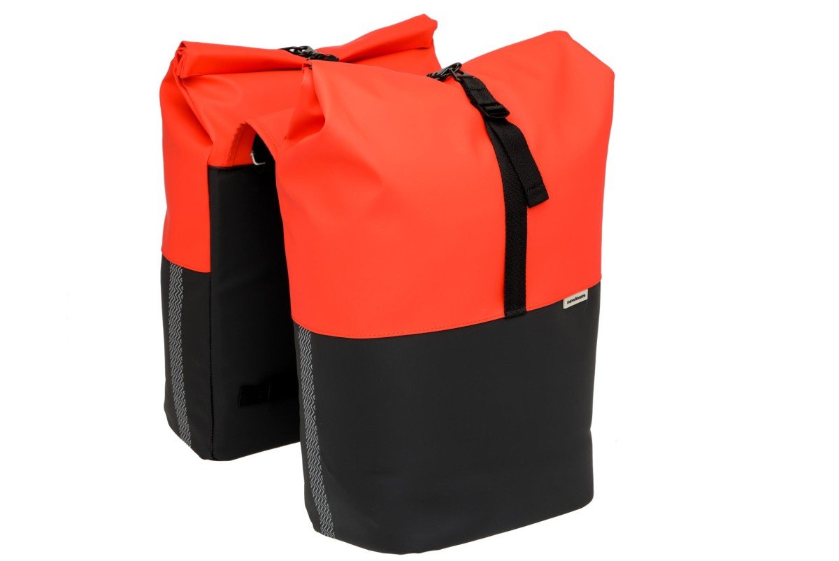 New Looxs Tas Nyborg 34L Dubbel Achter Rood/Zwart - Afbeelding 4